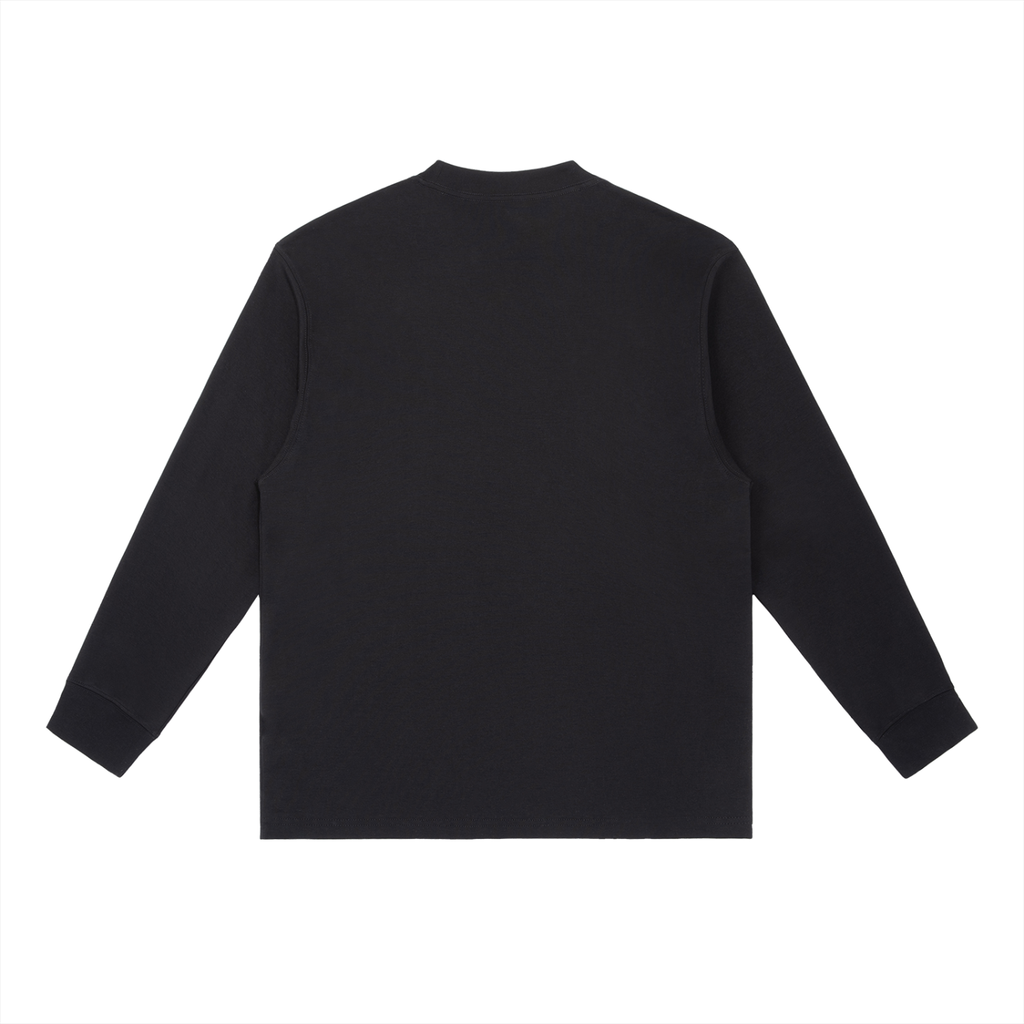 White Clover Crewneck Long-Sleeve T-Shirt