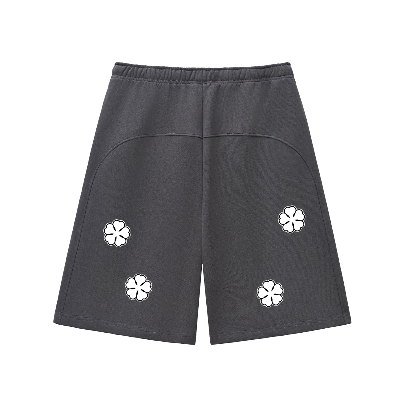 White Clover Heavyweight Fleece Shorts