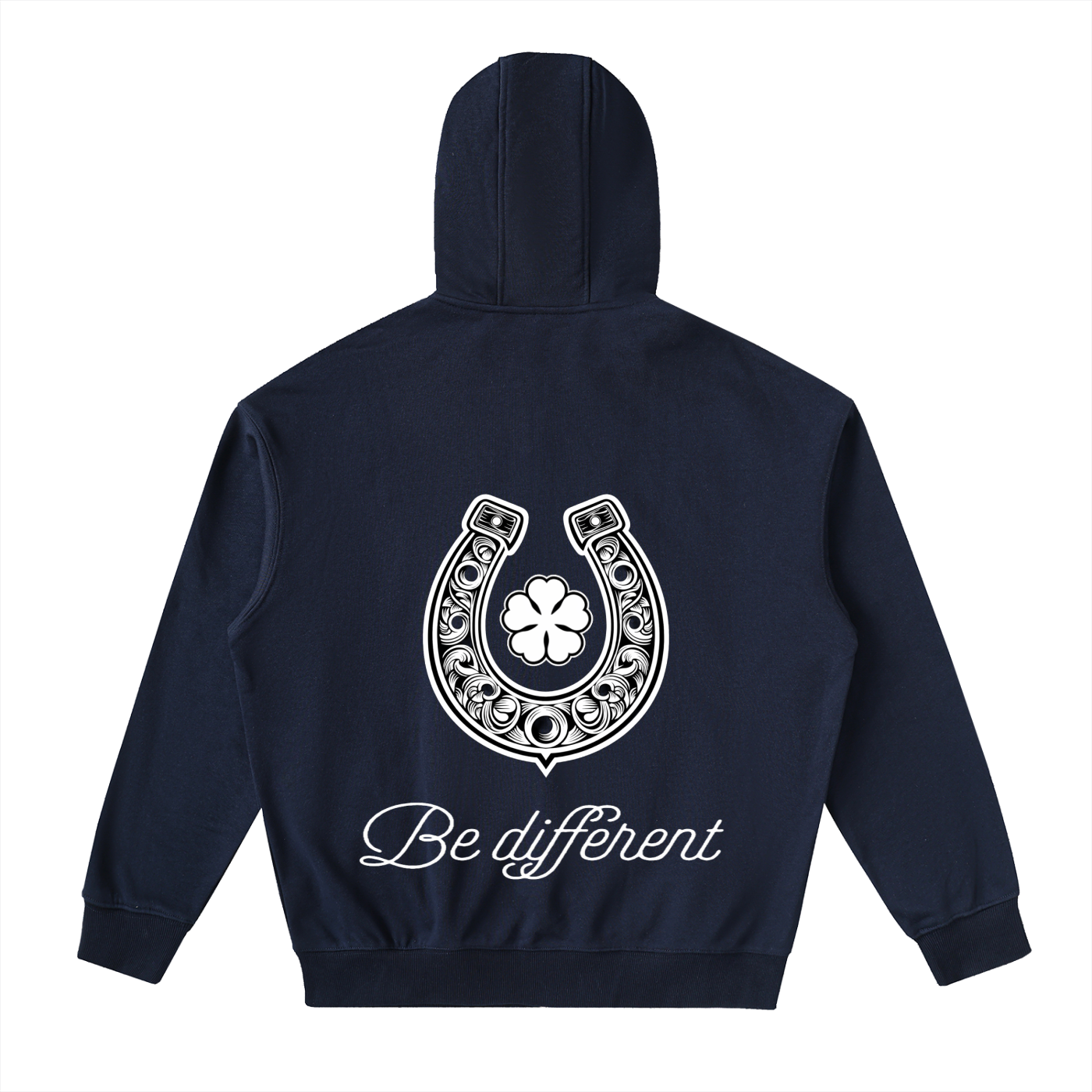 White Clover Zip Up Hoodie