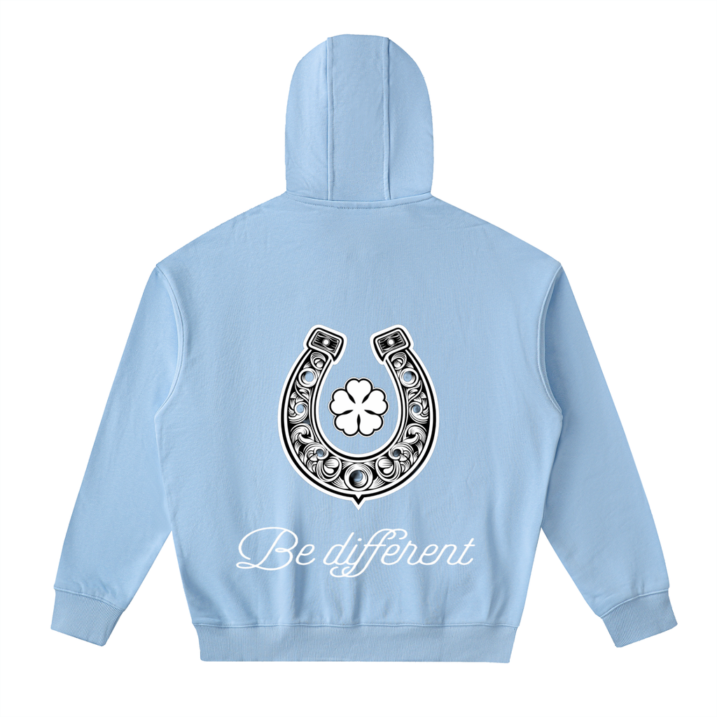 White Clover Zip Up Hoodie
