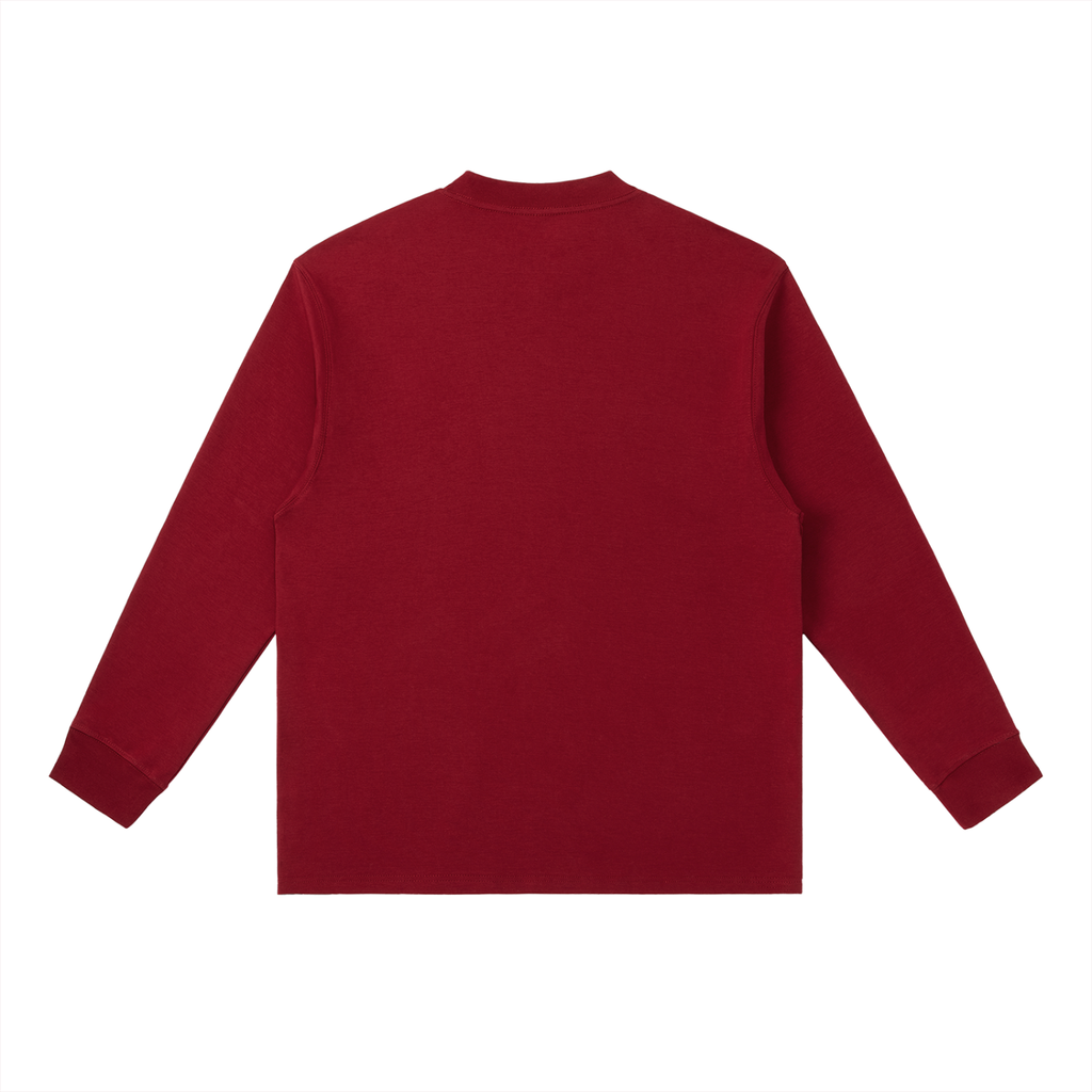 White Clover Crewneck Long-Sleeve T-Shirt