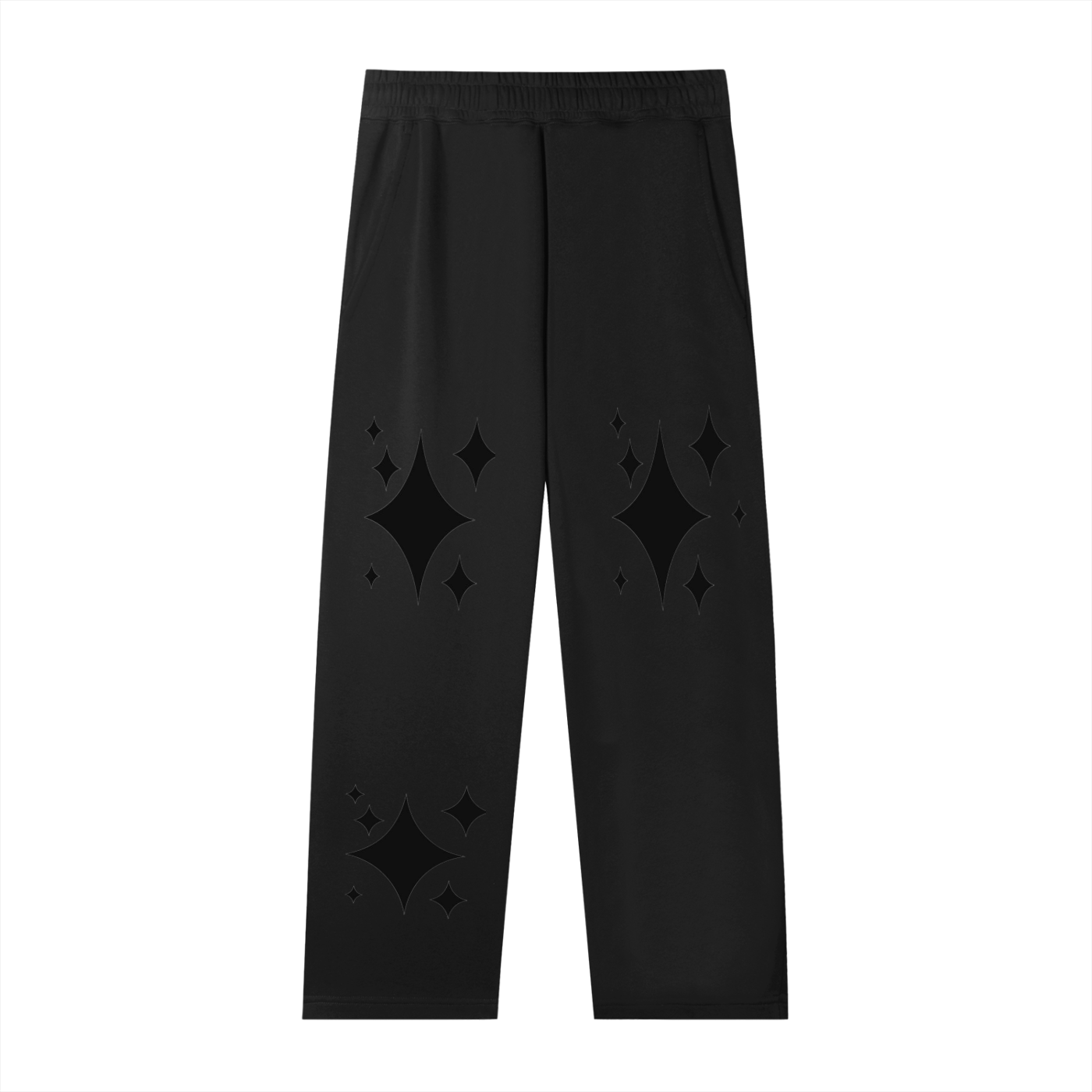 White Clover Straight-Leg Sweatpants