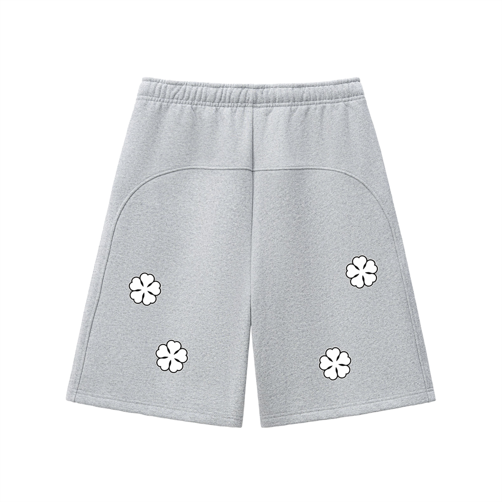 White Clover Heavyweight Fleece Shorts