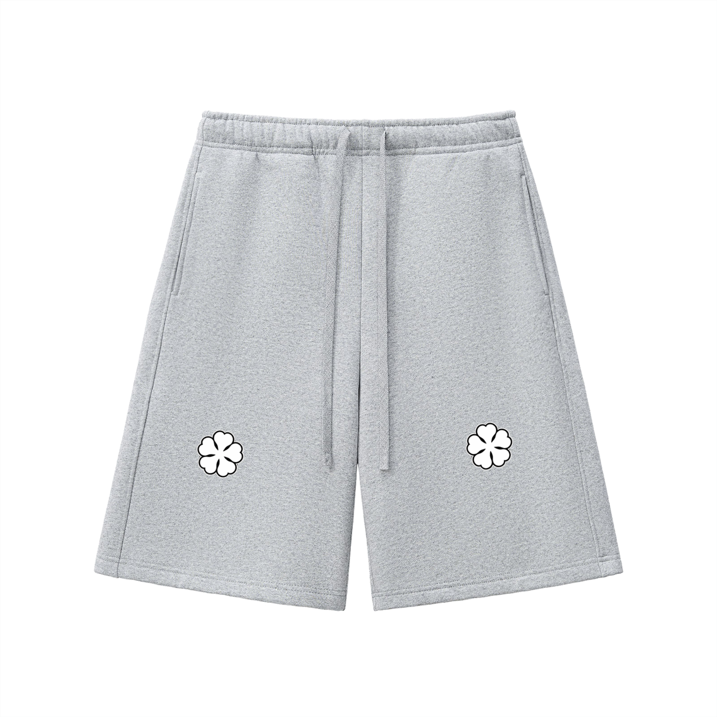 White Clover Heavyweight Fleece Shorts