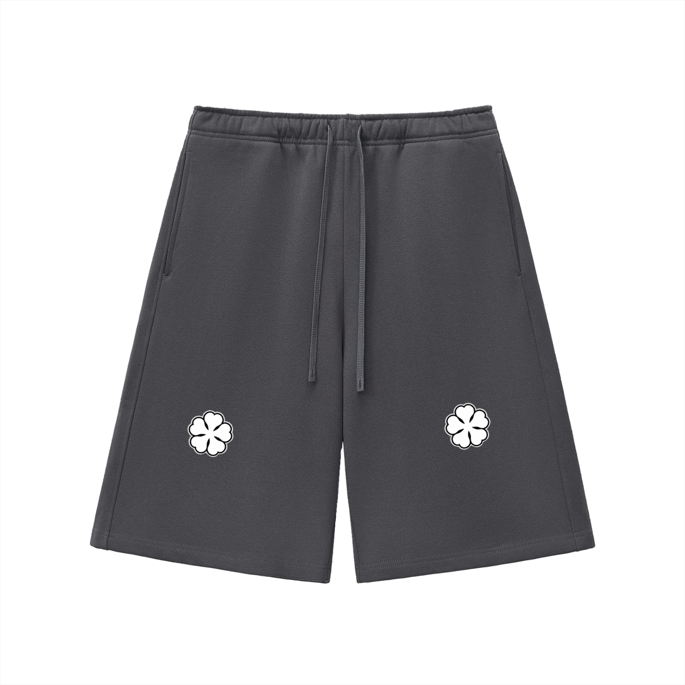 White Clover Heavyweight Fleece Shorts