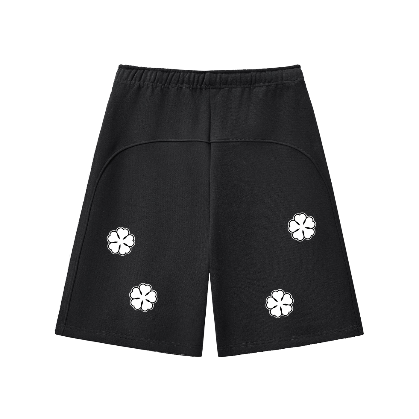 White Clover Heavyweight Fleece Shorts