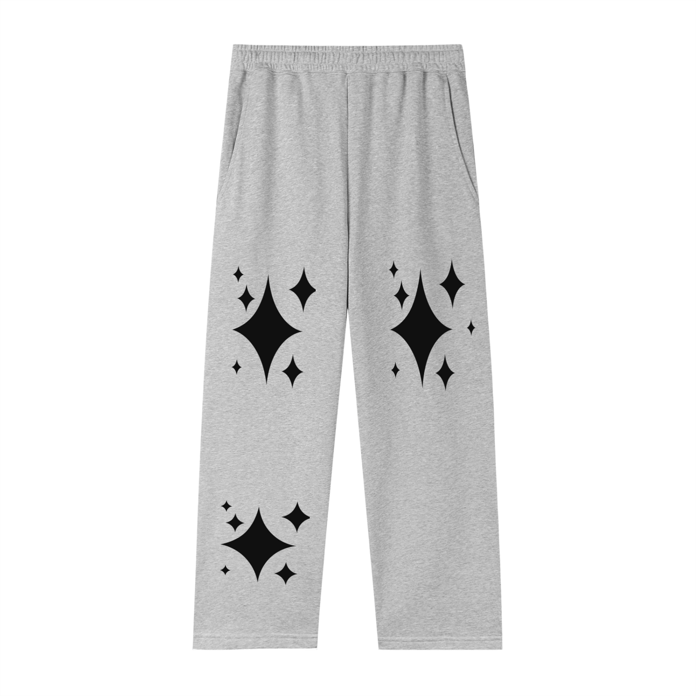 White Clover Straight-Leg Sweatpants