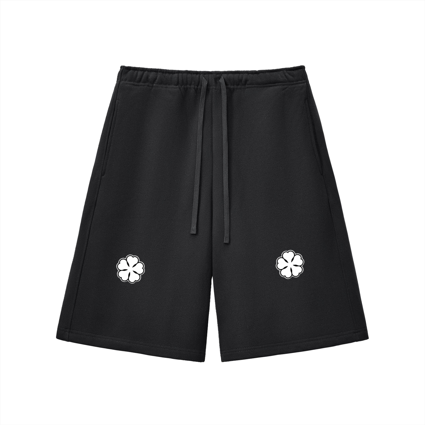 White Clover Heavyweight Fleece Shorts