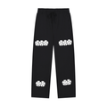 White Clover Straight-Leg Sweatpants