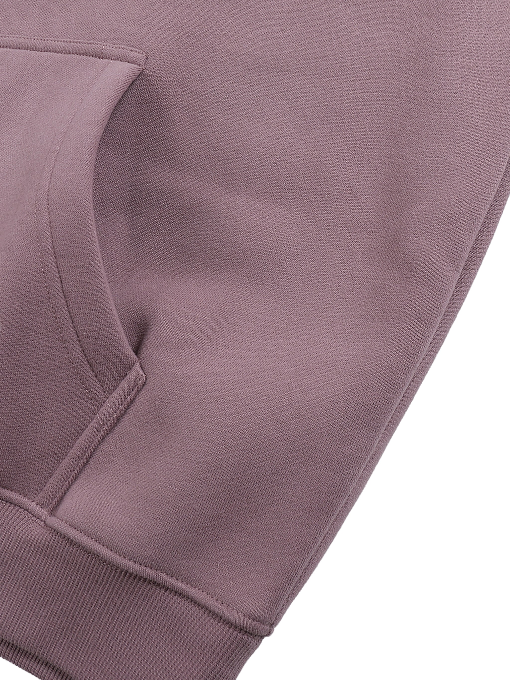 White Clover Oversize Fleeced Hoodie